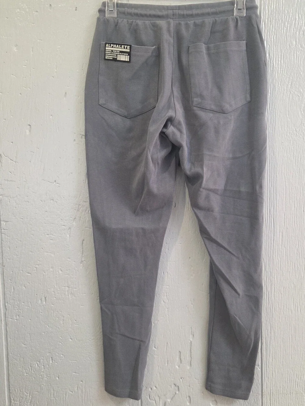 Alphalete Men's Gray Jogger Pants with Drawstring